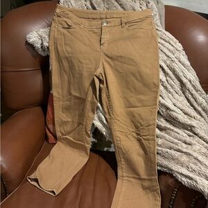 Chicos beige pants.